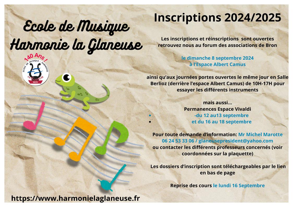 inscription 2024/2025